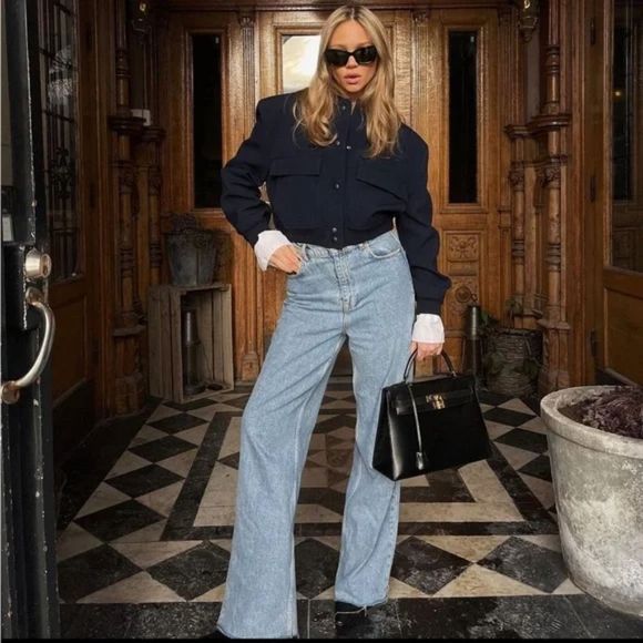 Zara Navy Blue Jacket - Picture 10 of 13